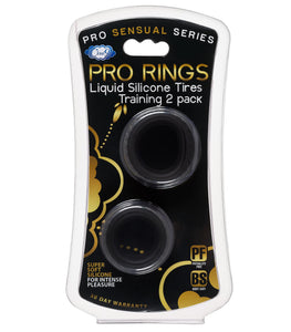 Cloud 9 Pro Rings Liquid Silicone Tires 2 Pack Black