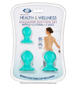 Cloud 9 Health & Wellness Nipple & Clitoral Massager Suction Set