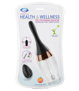 Cloud 9 Health & Wellness Deluxe Enema Douche W/ Rechargeable Sprinkler Pump & Default Title