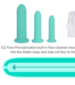 Cloud 9 Health & Wellness Silicone Dilator Kit (for Vaginal Or Anal Use)