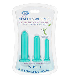 Cloud 9 Health & Wellness Silicone Dilator Kit (for Vaginal Or Anal Use)