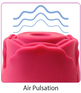 Cloud 9 Health & Wellness Rose Suction Stimulator Red Default Title