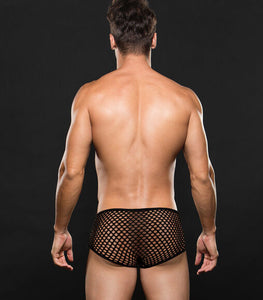 Envy Modern Fishnet Trunk Black