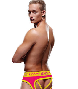 Envy Solid Jock Pink/yellow