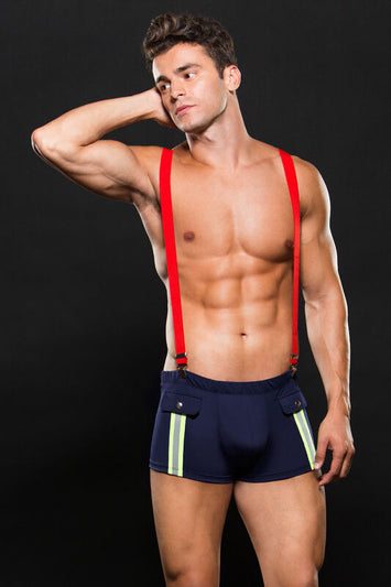 Envy Fireman Bottom W/ Suspenders 2pc L/xl Default Title