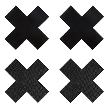 Pasties Classic Black X (peekaboos) Default Title