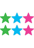 Pasties Neon Star 3pk Asst.