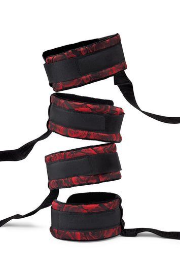 Rosegasm Bed Restraint Kit W/ Blindfold Default Title