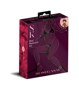 Rosegasm Bed Restraint Kit W/ Blindfold