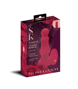 Rosegasm Remote Control Thrusting Rosebud Buttplug