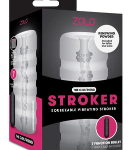 Zolo Girlfriend Squeezable Vibrating Stroker Default Title