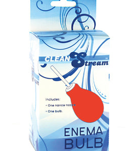 Cleanstream Enema Bulb Red