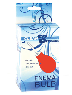 Cleanstream Enema Bulb Red