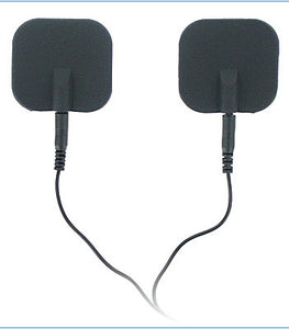 Zeus Electrosex Black Adhesive Silicone Pads Pair Default Title