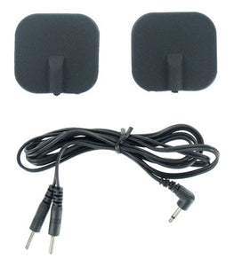 Zeus Electrosex Black Adhesive Silicone Pads Pair Default Title