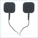 Zeus Electrosex Black Adhesive Silicone Pads Pair Default Title