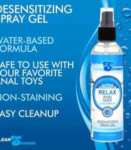 Cleanstream Relax Extra Strength Anal Lube 4 Oz Default Title