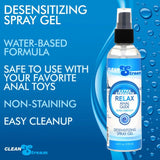 Cleanstream Relax Extra Strength Anal Lube 4 Oz Default Title
