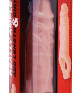 Size Matters Really Ample Penis Enhancer Sheath Flesh Default Title