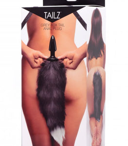 Tailz Grey Fox Tail Anal Plug Default Title