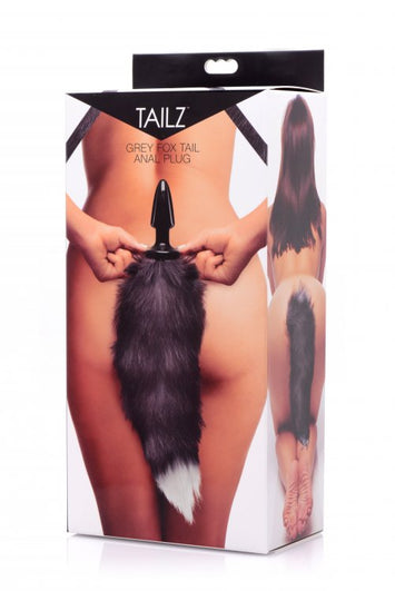 Tailz Grey Fox Tail Anal Plug Default Title