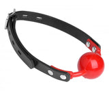 Master Series Hush Red Silicone Ball Gag