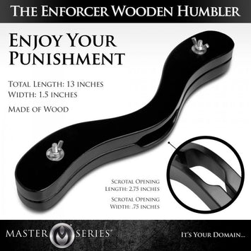 Master Series The Enforcer Black Wooden Humbler Default Title