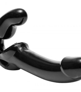 Strap U Revolver Strapless Strap On Dildo Black