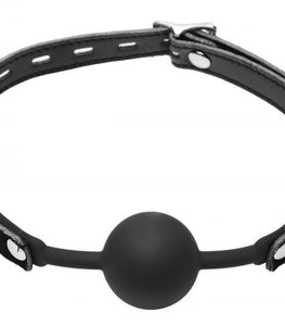 Master Series Hush Locking Silicone Ball Gag