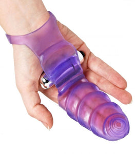 Frisky Double Finger Banger Vibrating G Spot Glove