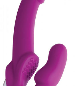 Strap U Vibrating Strapless Silicone Strap On Dildo