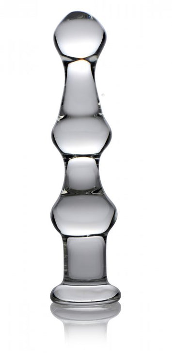 Master Series Mammoth 3 Bumps Glass Dildo Default Title