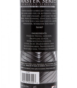 Master Series Jizz Unscented Water-based Lube 8oz Default Title