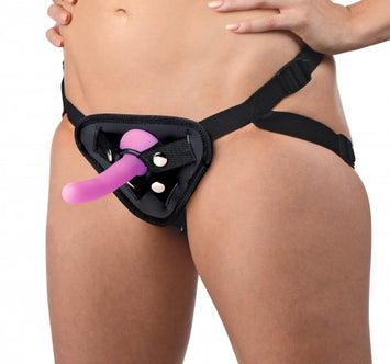 Strap U Double-g Deluxe Vibrating Silicone Strap On Kit Default Title