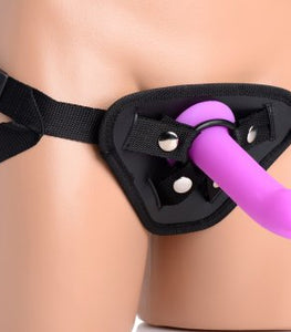 Strap U Double-g Deluxe Vibrating Silicone Strap On Kit