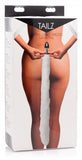 Tailz Extra Long Mink Tail Metal Anal Plug White
