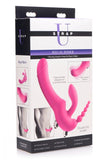 Strap U Regal Rider Vibrating Strapless Strap On Triple G Dildo