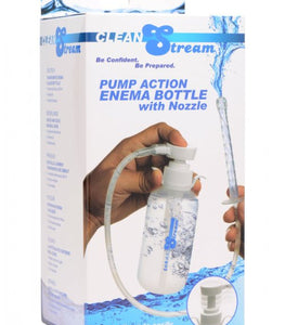 Cleanstream Pump Action Enema Bottle W/ Nozzle 300ml Default Title