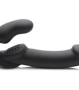 Strap U Evoke Super Charged Vibrating Strapless Silicone Dildo