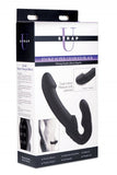 Strap U Evoke Super Charged Vibrating Strapless Silicone Dildo