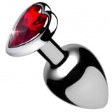 Booty Sparks Red Heart Gem Anal Plug Large Default Title