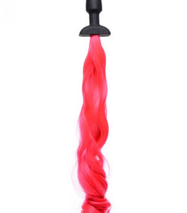 Tailz Hot Pink Pony Tail Anal Plug Default Title