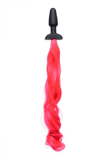 Tailz Hot Pink Pony Tail Anal Plug Default Title