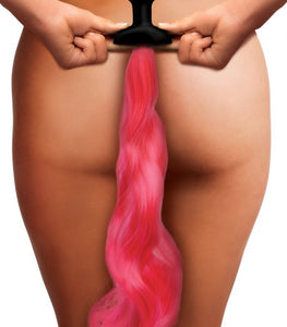 Tailz Hot Pink Pony Tail Anal Plug Default Title