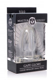 Master Series Gape Glory Clear Hollow Anal Plug Default Title