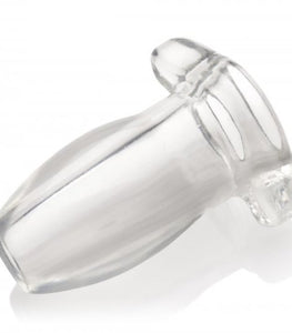 Master Series Peephole Clear Hollow Anal Plug Default Title