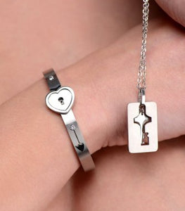 Master Series Cuffed Locking & Key Necklace Default Title