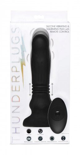 Thunderplugs Swelling & Thrusting Silicone Plug W/ Remote Control Default Title