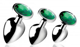 Booty Sparks Emerald Gem Anal Plug Set Default Title