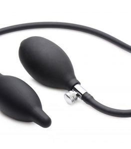 Master Series Dark Inflator Silicone Anal Plug Default Title